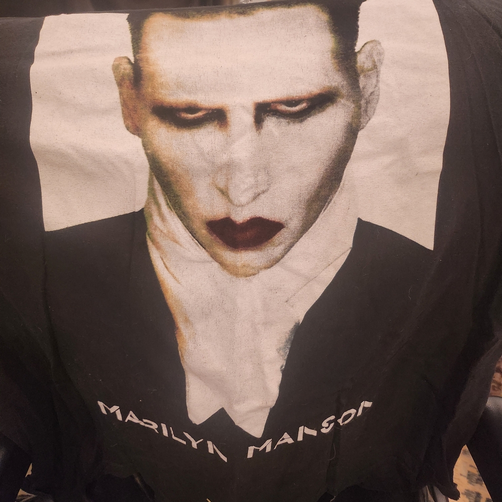 Marilyn Manson Black Graphic Tee